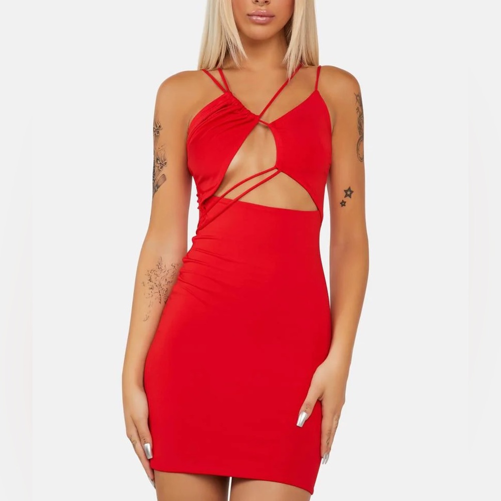 Time To Party Cutout Mini Dress💄